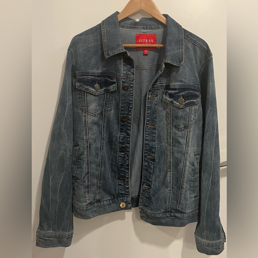 GUESS: Men’s Dillon Denim Jacket - Medium